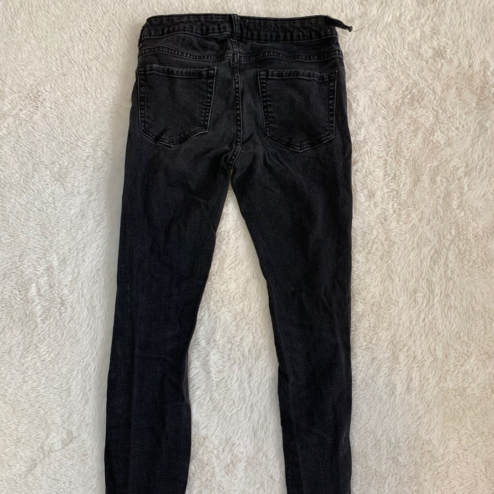 Black Ripped Jeans - Picture 3 of 4